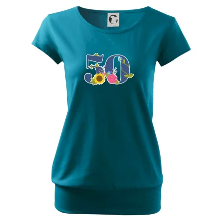 Květinové číslo kreslené - 50