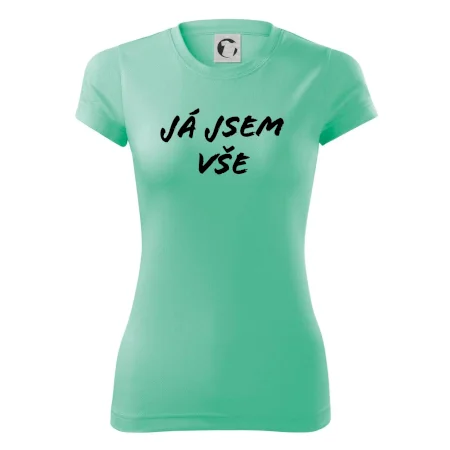 Nápis Já jsem vše!