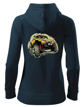 Žlutý offroad s navijákem