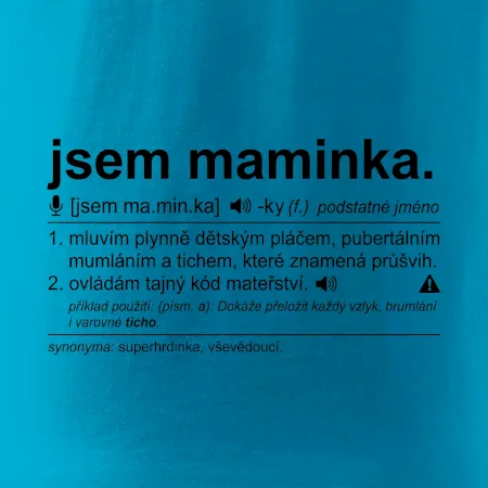 Jsem maminka. Mluvím plynně dětským pláčem bíle