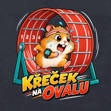 Běžecký křeček na oválu