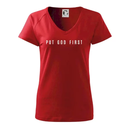 Put God first slabý nápis