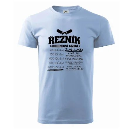 Hodinová mzda řezník