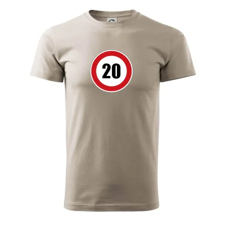 Dopravní značka - omezení rychlosti 20
