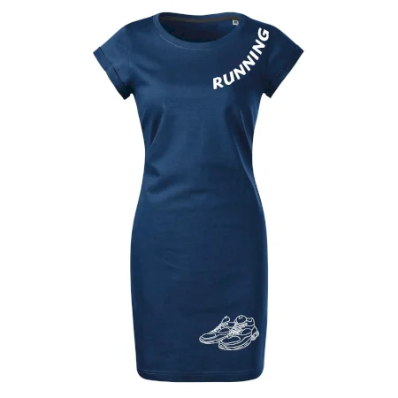 Running nápis šikmo