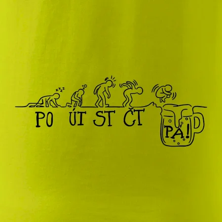 Pondělí až pátek evoluce pivo