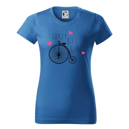 Crazy bike girl
