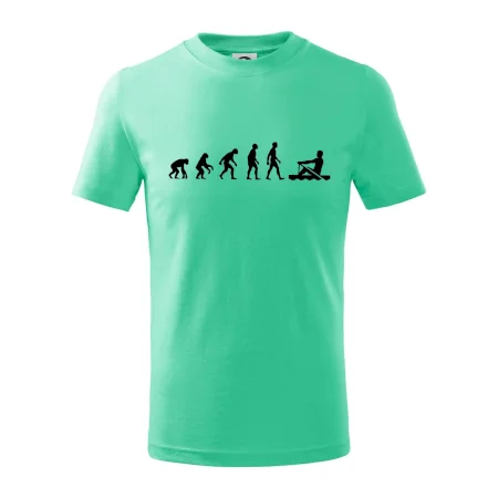 Evoluce veslování 1 človek