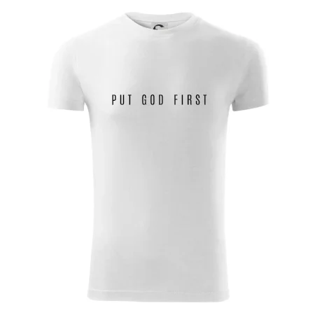 Put God first slabý nápis