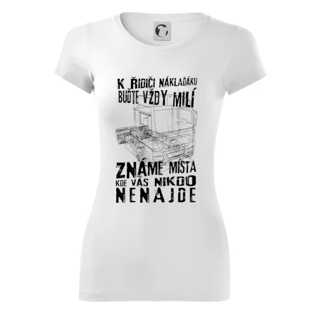 K řidiči náklaďáku buďte vždy milý