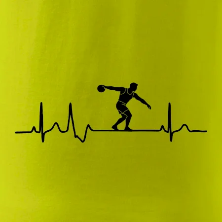EKG hod diskem