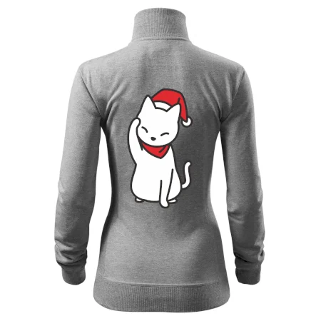 Vánoční kočka mávající