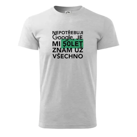 Nepotřebuji google, je mi 50 let