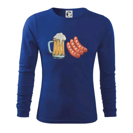 Pivo a klobása