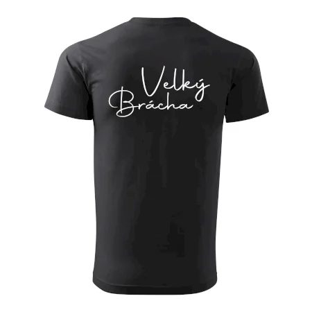 Velký brácha - nápis na zádech