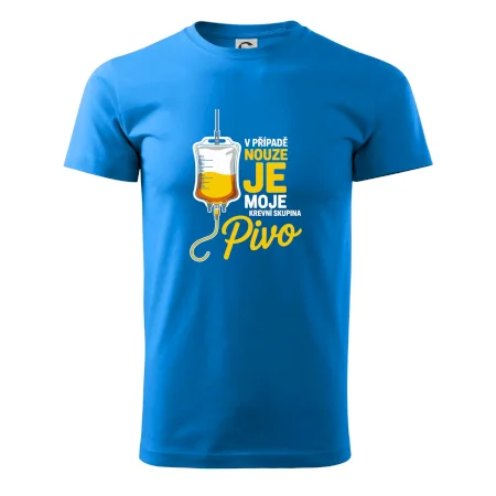 V případě nouze je moje krevní skupina pivo