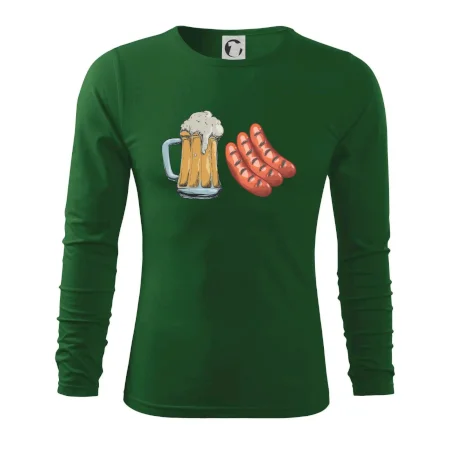 Pivo a klobása