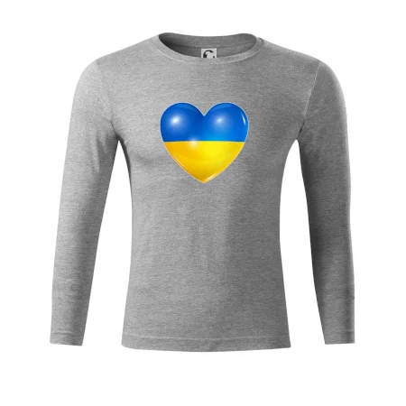 Ukrajina srdce vlajka