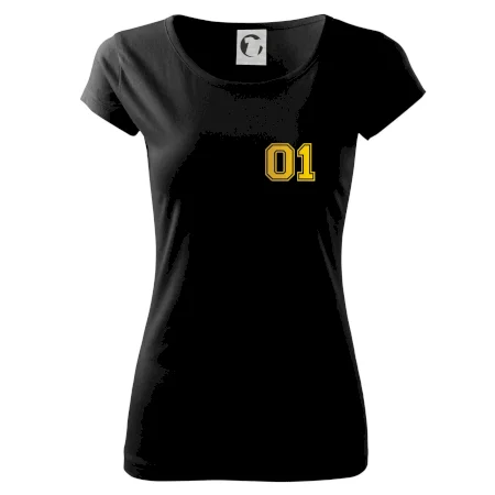 King - Queen - 01 dres - zlatý potisk