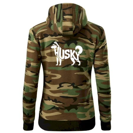 Husky nápis v těle