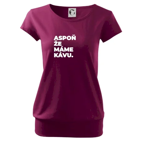 ASPOŇ ŽE MÁME KÁVU.