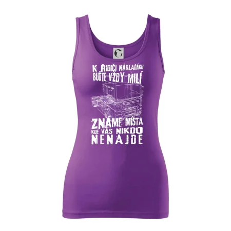 K řidiči náklaďáku buďte vždy milý