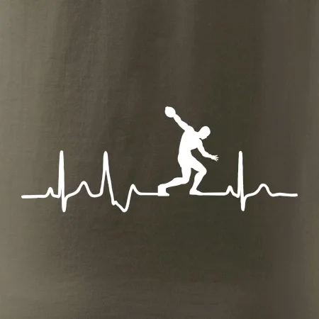 EKG hod diskem