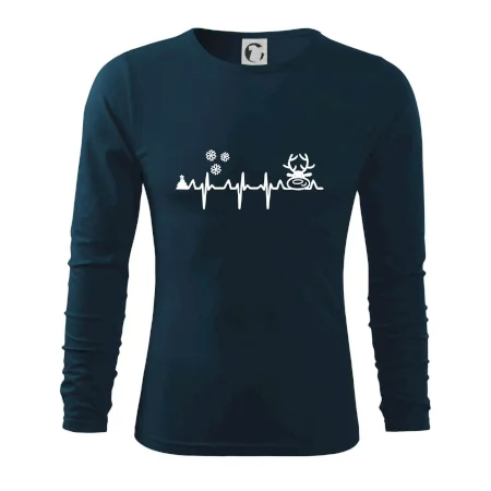 EKG Vánoce Vločky a sob