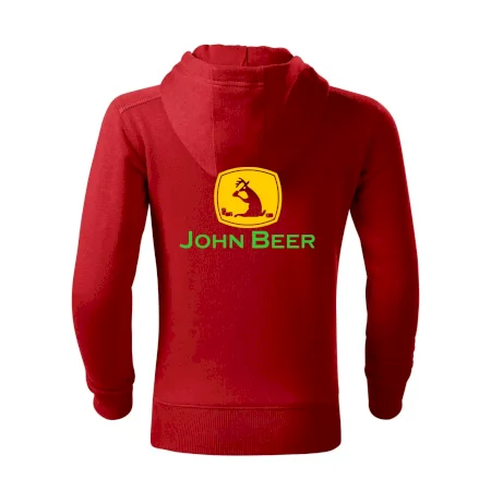 John Beer jelen s pivem
