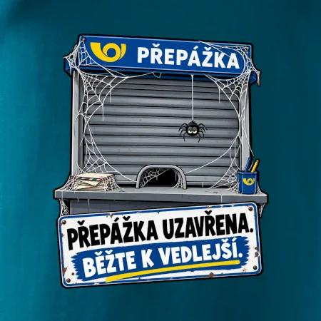 Přepážka uzavřena běžte k vedlejší