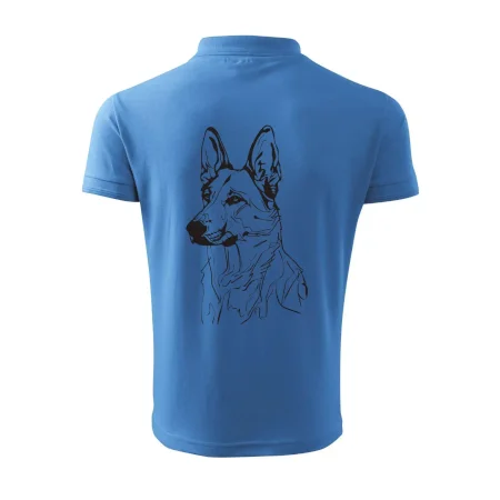 Německý ovčák černá kresba