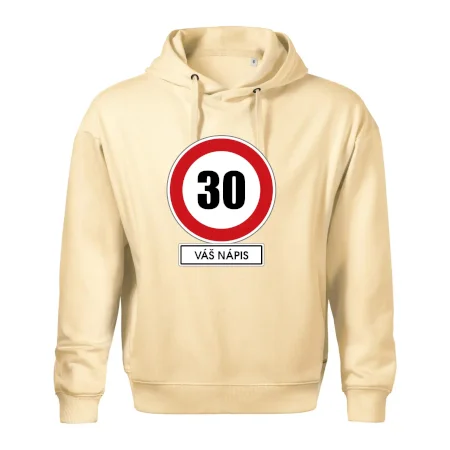 Dopravní značka - rychlost 30 - váš nápis