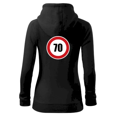 Dopravní značka - omezení rychlosti 70