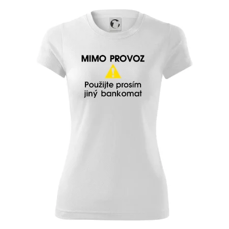 Mimo provoz - použijte jiný bankomat
