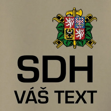 Sbor dobrovolných hasičů - znak bez nápisu + Nápis na zádech