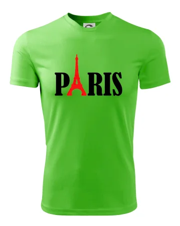 Paris nápis Eiffelova věž