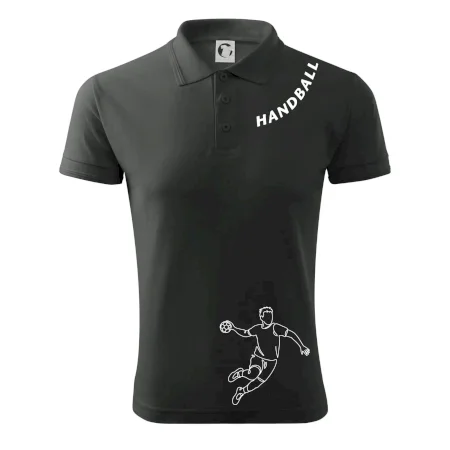 Handball nápis šikmo