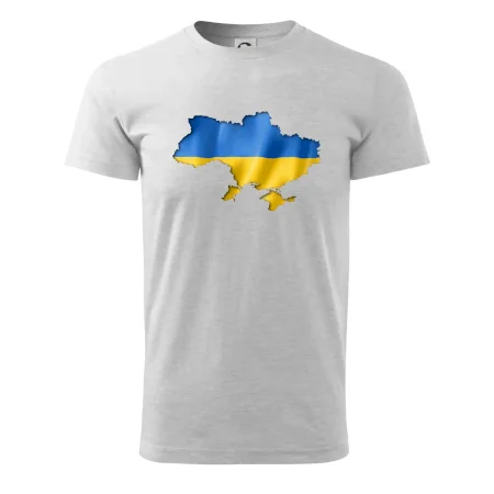 Ukrajina vlajka mapa