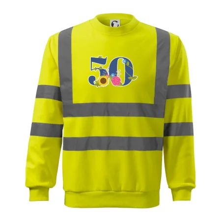 Květinové číslo kreslené - 50