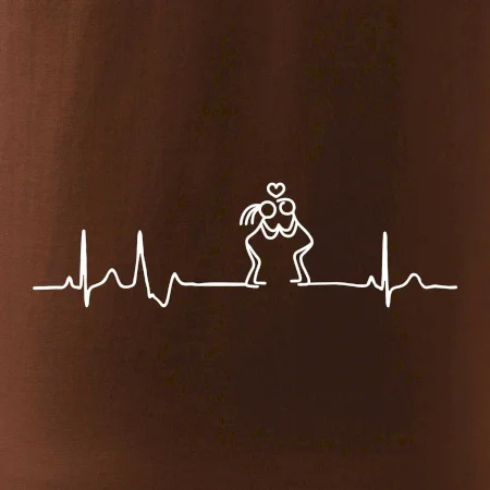 EKG zamilovaný pár