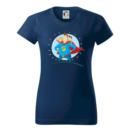 Táta superman - holka a kluk