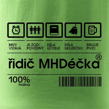 Čárový kód -  Řidič MHD