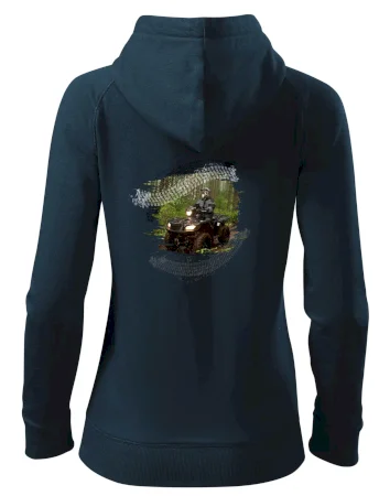 ATV čtyřkolka v lese