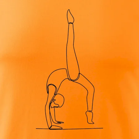 Gymnastika na rukou jedním tahem