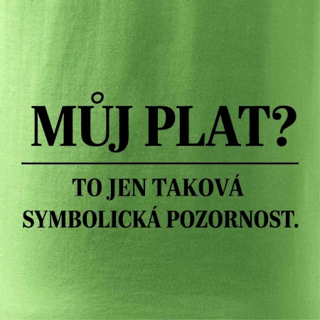Můj plat? to jen taková symbolická pozornost