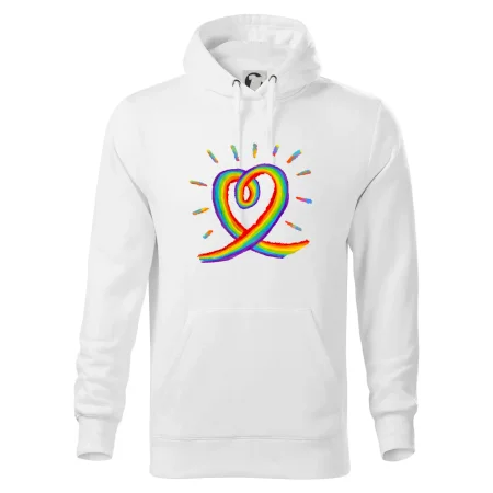 Srdce pride duha kreslená