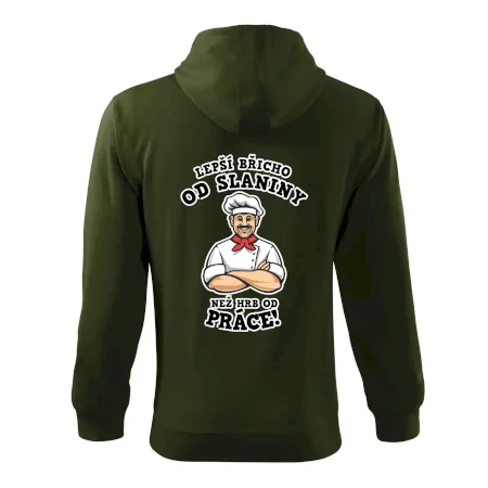 Lepší břicho od slaniny než hrb od práce
