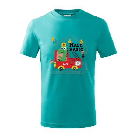 Malý hasič - auto a dinosaurus