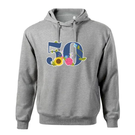 Květinové číslo kreslené - 50