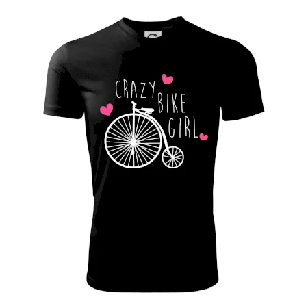 Crazy bike girl